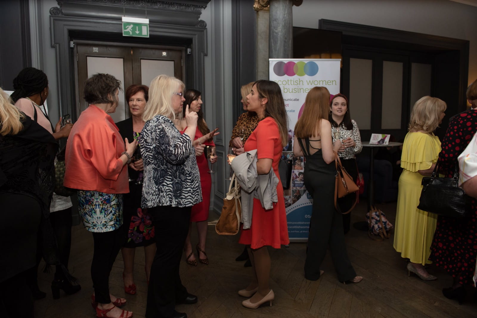 Scottish Women in Business Awards 2019 - pre-event networking over fizz
