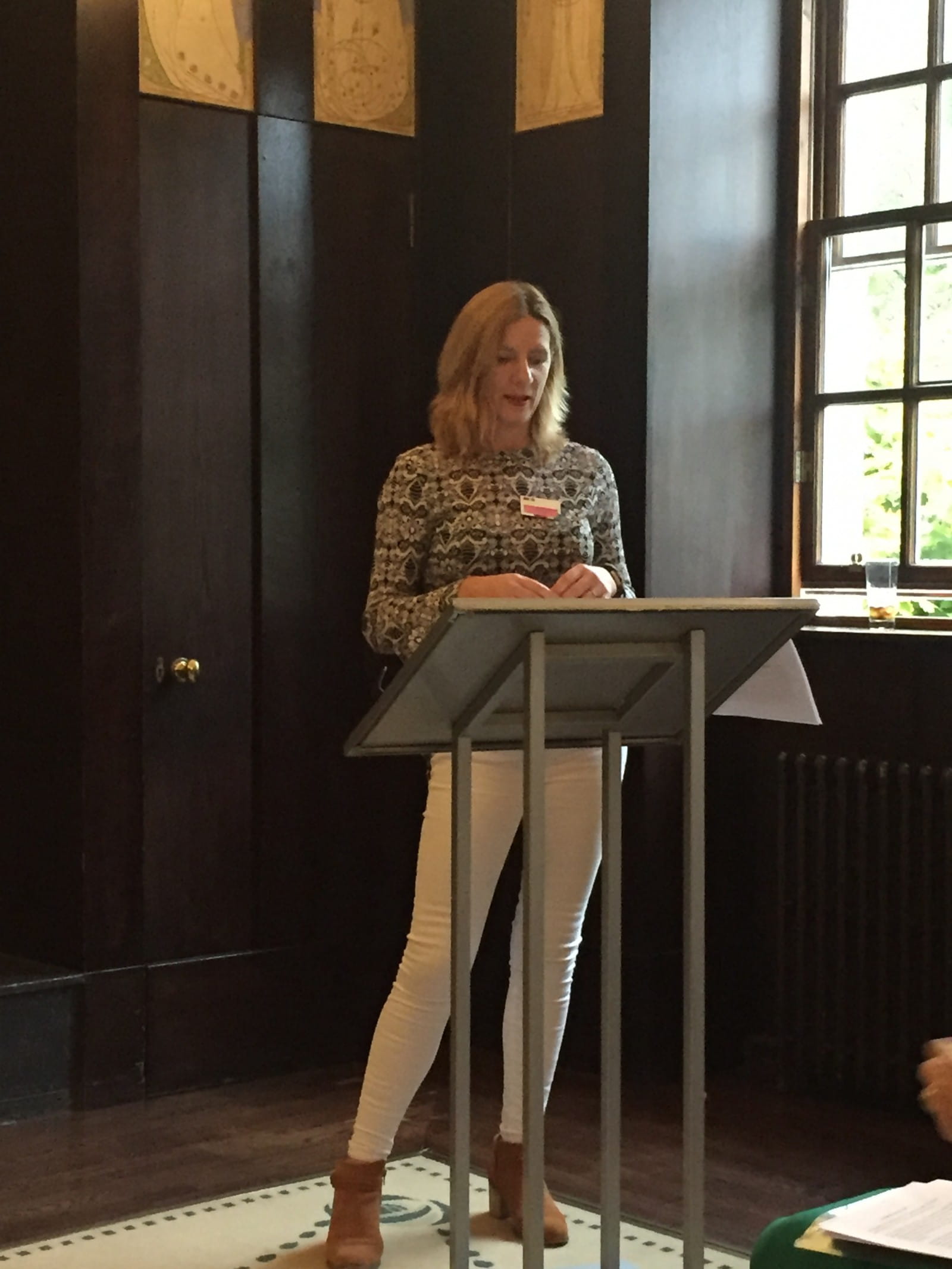 AGM - retiring president Teresa Jackson