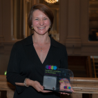Claire Welsh of Red Lamb Marketing - winner of Spirit of SWIB 2014<br/><a href="gallery/swib_awards_aug2014/440/add/#comments">Add comment</a>
