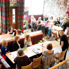 Dr Bridget McConnell talks to SWIB members © Julie Broadfoot<br/><a href="gallery/swib_july2012/202/add/#comments">Add comment</a>