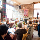 Dr Bridget McConnell talks to SWIB members © Julie Broadfoot<br/><a href="gallery/swib_july2012/201/add/#comments">Add comment</a>